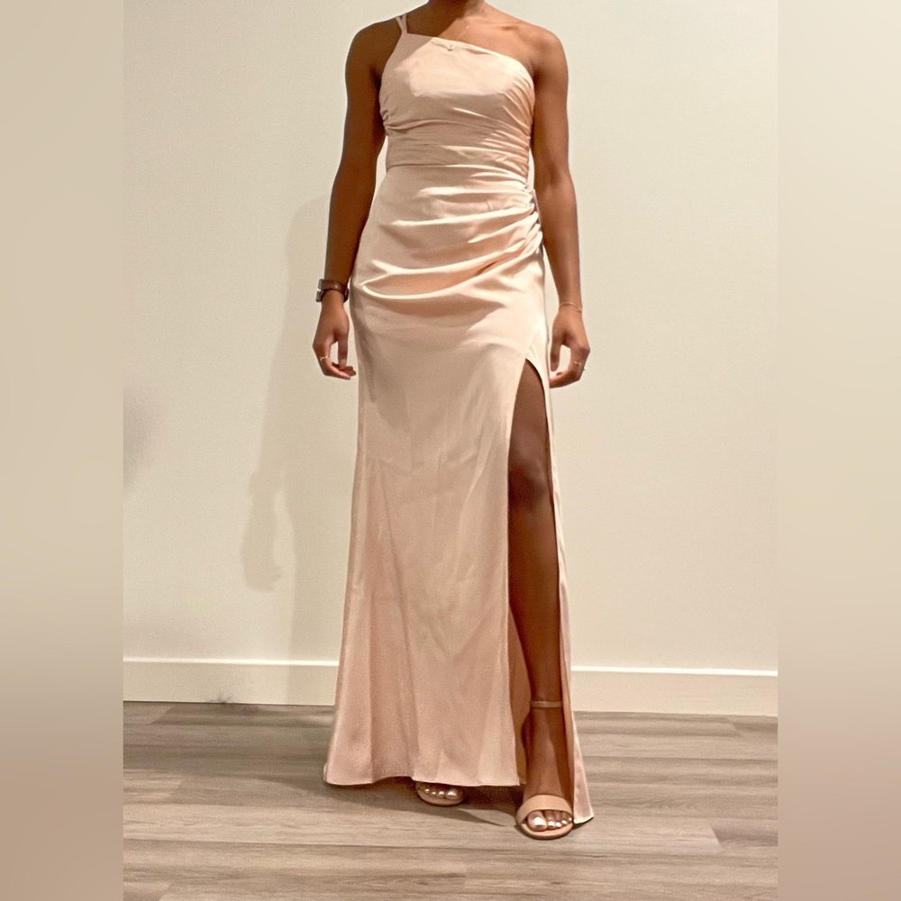 Azazie Eren Bridesmaid Dress in Champagne